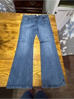 Women’s Blue Flared Jeans